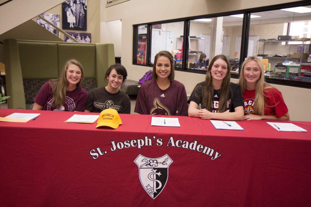 Let's celebrate: High school athletes from south Louisiana signed with colleges in the spring college signing period _lowres