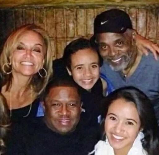 Frankie Beverly and his immediate family