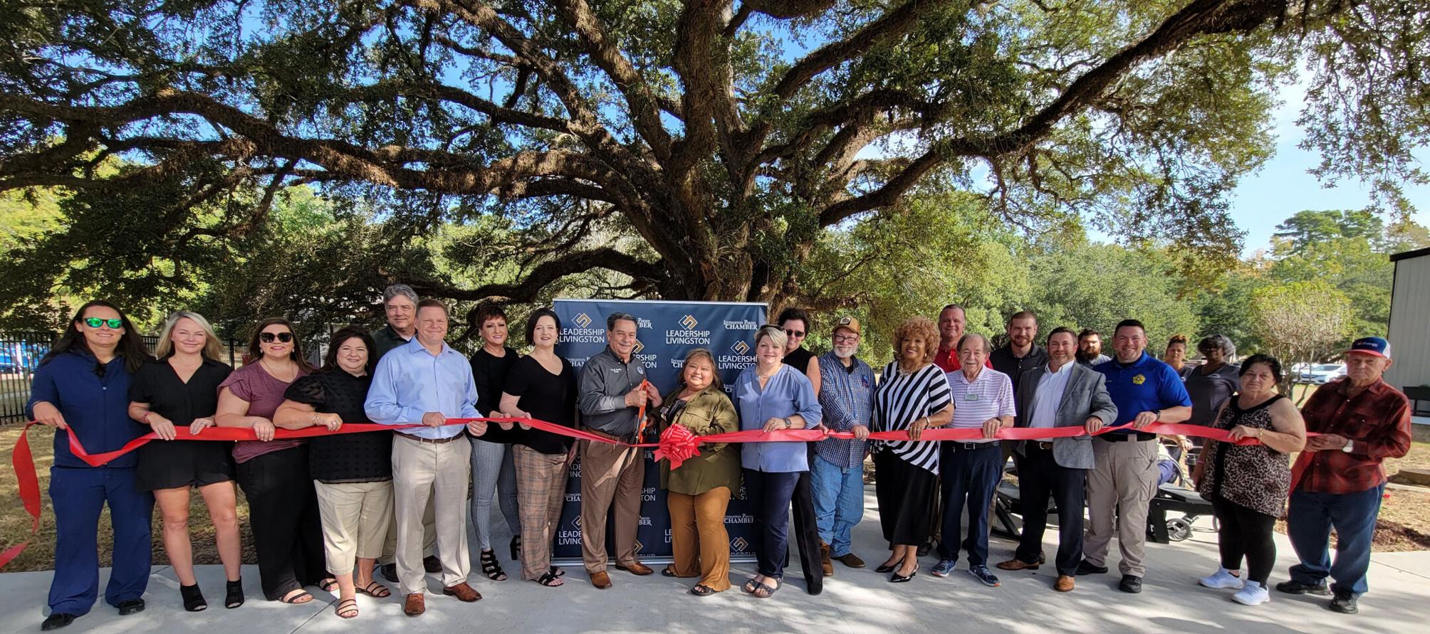 Leadership group completes Outdoor Oasis project at the Livingston