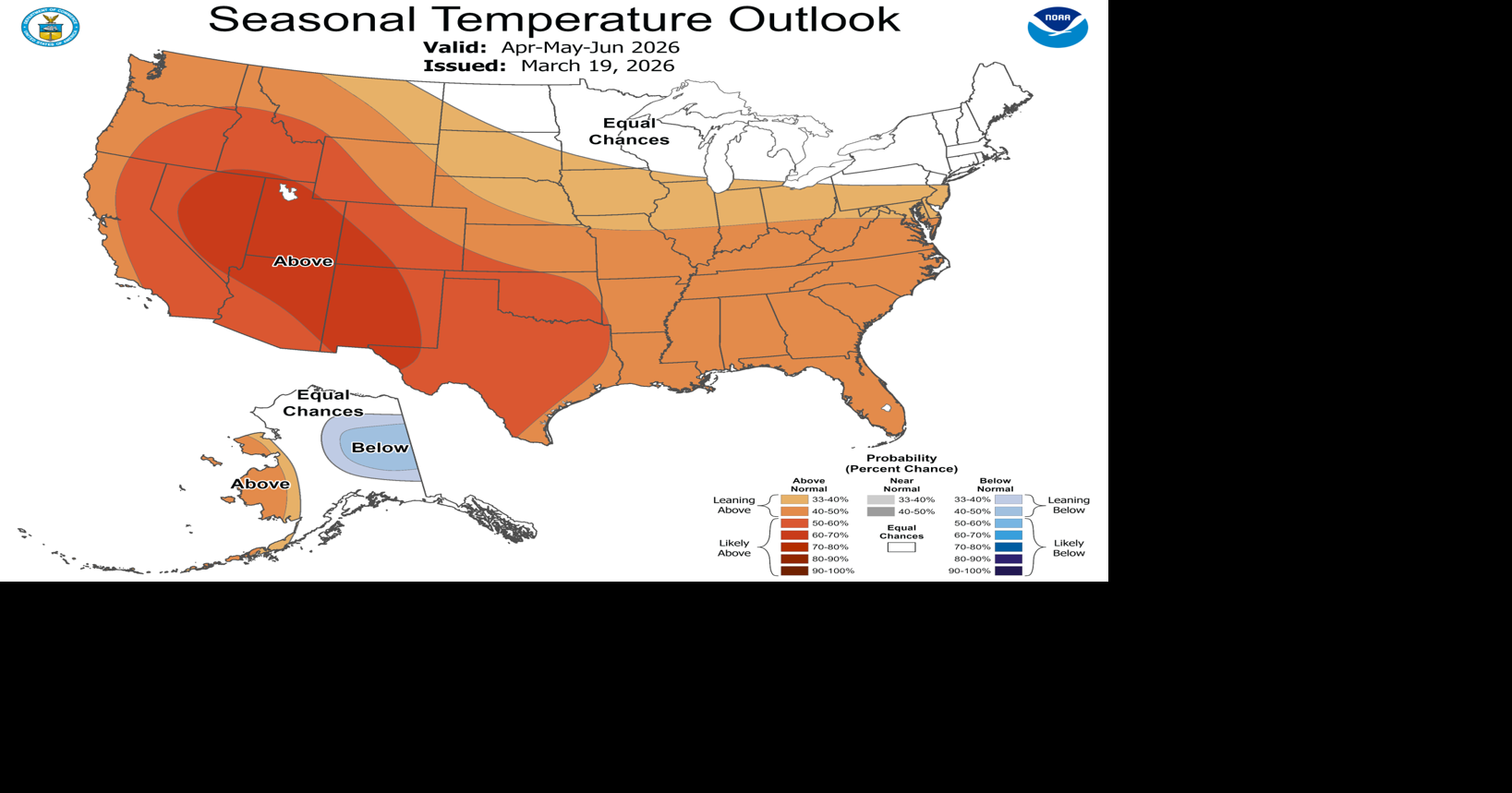 Temperatures are soaring in Louisiana. Here’s what NOAA, Farmer’s Almanac expect this spring.