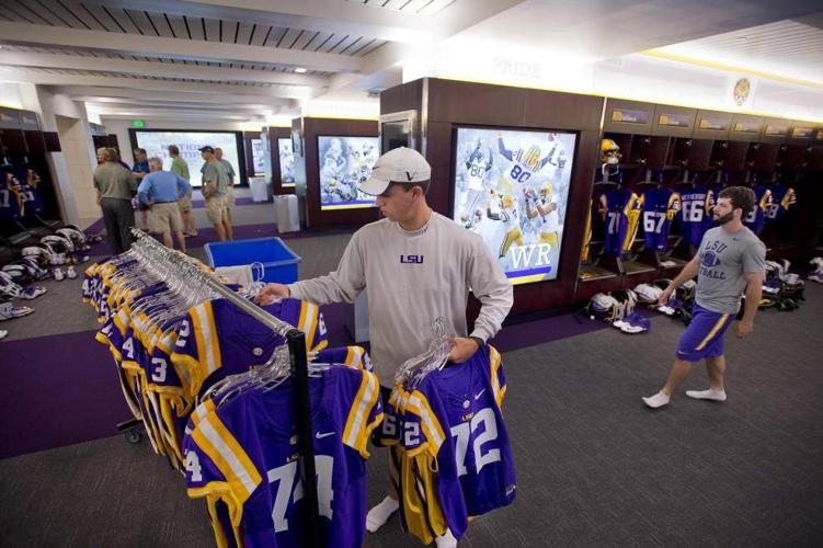 Photos A look inside see how equipment managers prep LSU locker