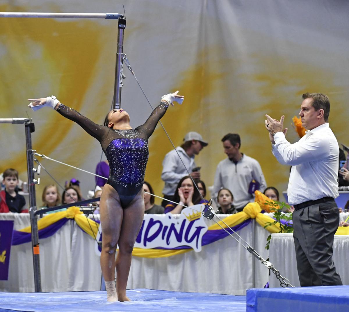 Injury Plagued Lsu Gymnasts Fight Back Against Alabama But Fall 196 775 196 425 In Pmac Lsu Theadvocate Com