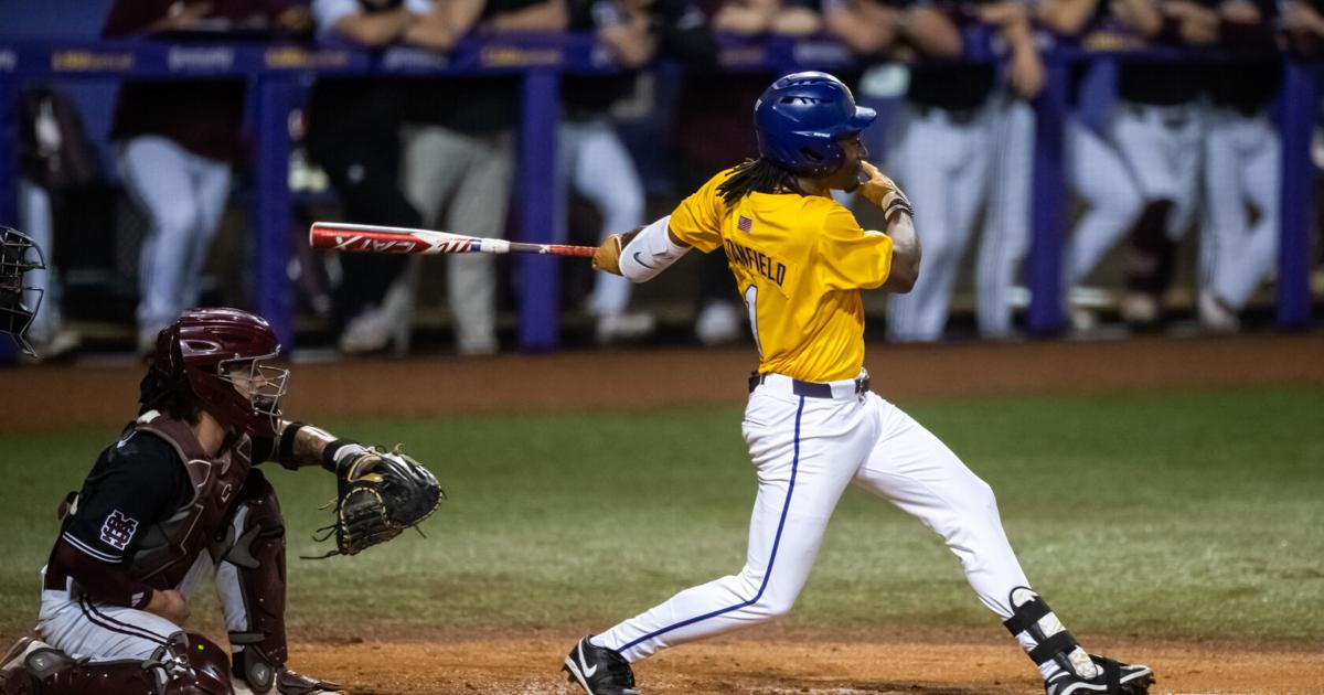 Chris Stanfield LSU baseball outfielder returns to Auburn LSU
