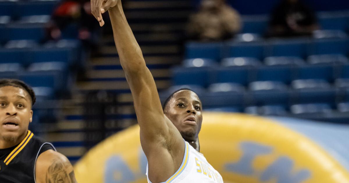 Southern-Guard Fazi Oshodi trifft den Siegtreffer gegen Alabama State