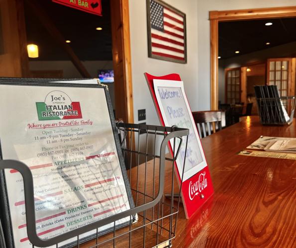 Joe's Italian Ristorante offers Italian fare in Ponchatoula