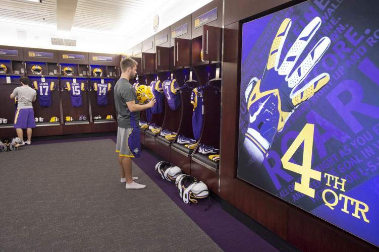 Photos A look inside see how equipment managers prep LSU locker