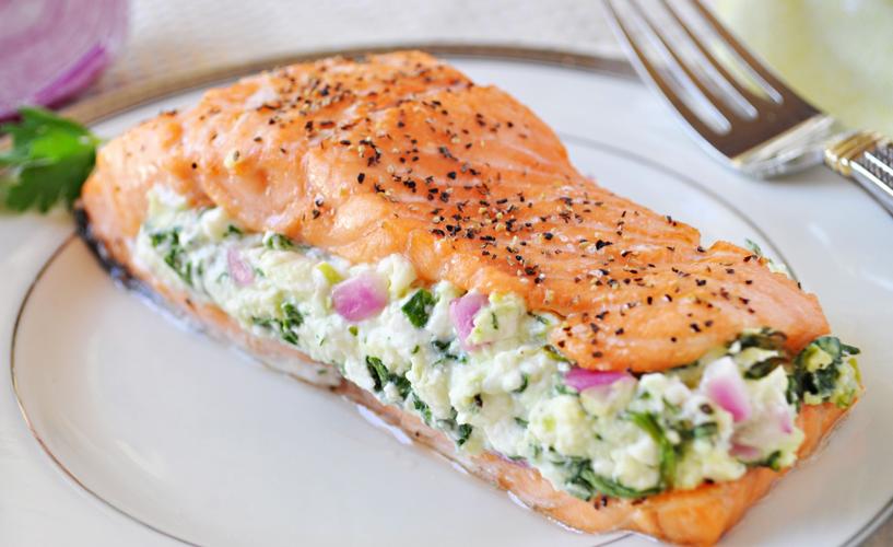 Simple Salmon with SPinach ed.jpg