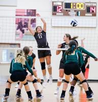 Volleyball: Mount Carmel gets to work, rebounds for four-set win over Cabrini