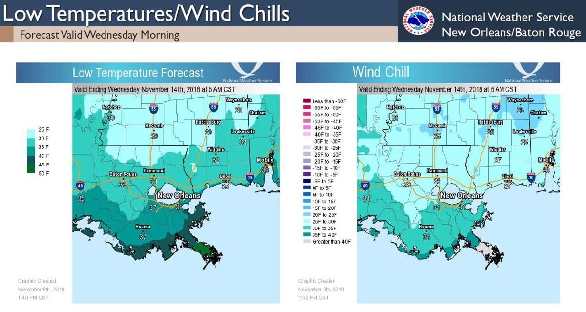 Cold front hits Louisiana Friday, but possible freeze follows sometime