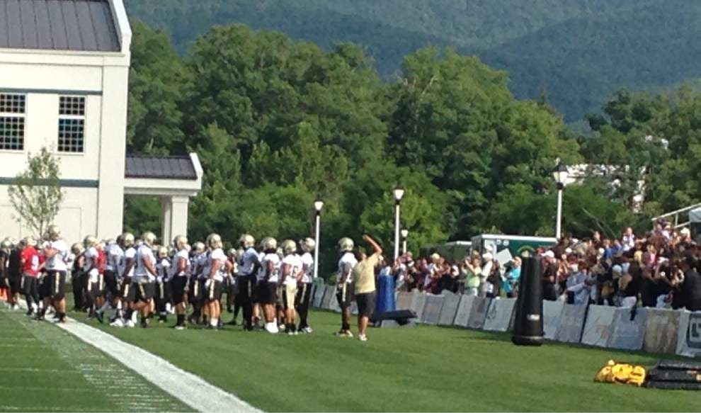 Reports from the Saints first practice _lowres