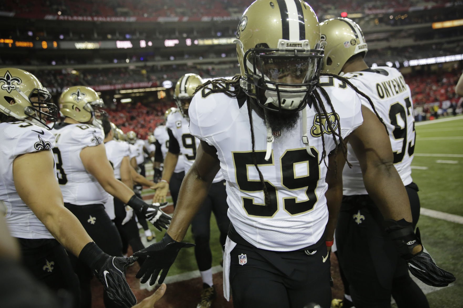 Saints to place Dannell Ellerbe on injured reserve, cut him once healthy