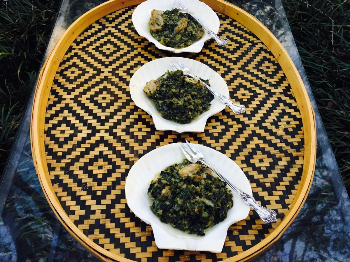 Gourmet Galley Recipe for Oysters Rockefeller Casserole