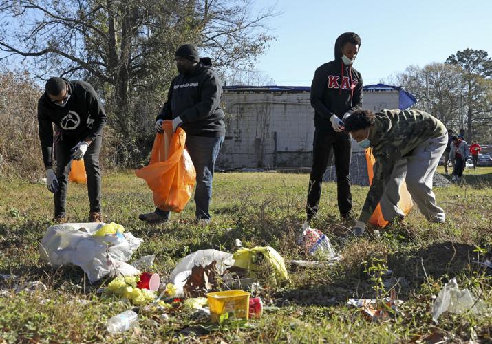 LSU students, nonprofits clean churches, pick up trash for MLK day of