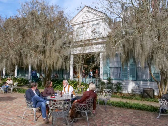 St. Francisville Food and Wine Festival visitors dance, dine, during