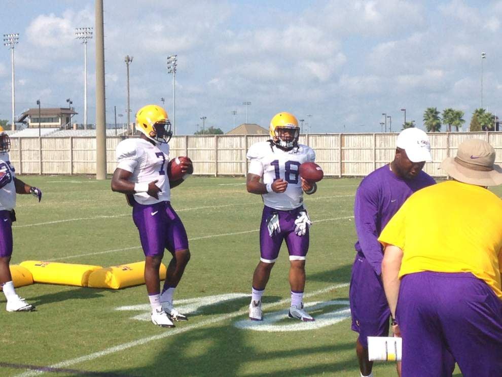 Video: LSU passing drills _lowres