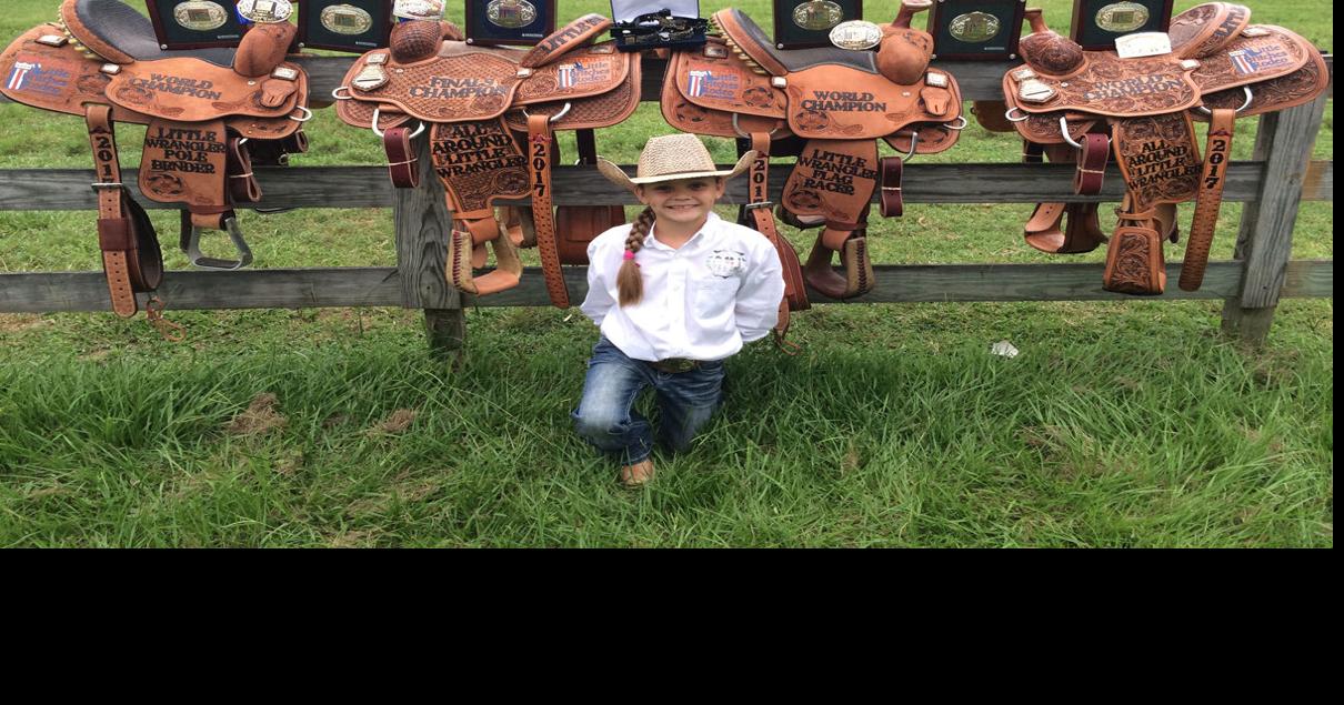 Not horsing around: 9-year-old Rylee Jo Maryman wins 3 world titles at ...