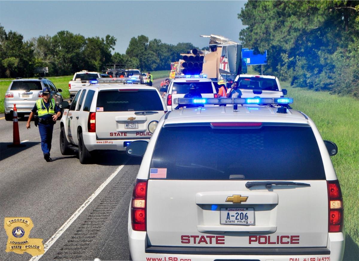 Lanes reopen after Crash closes I10 eastbound near Grosse Tete