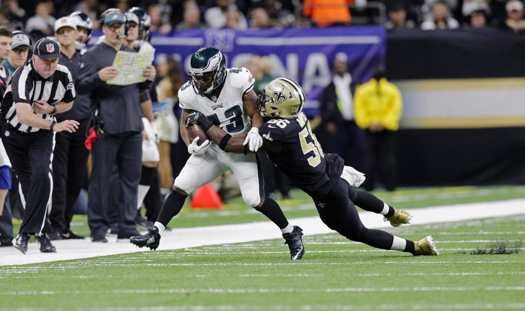 Saints vs. Eagles live updates Saints trail by 2 TDs after troubled