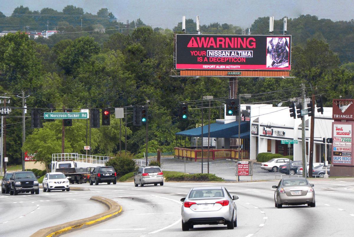 'Your Camry is a Decepticon' Lamar billboards target drivers with