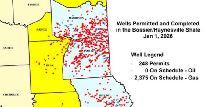 Estimates dropped for natural gas found in Bossier formation. It could supply the U.S. for years.