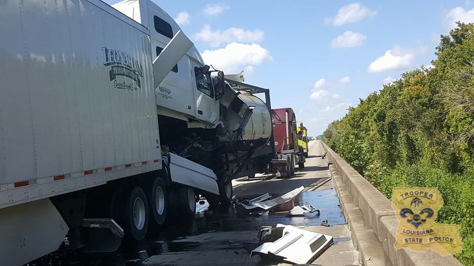 All Lanes Open On I-10 West Near Ramah After Crash Closes Them For ...