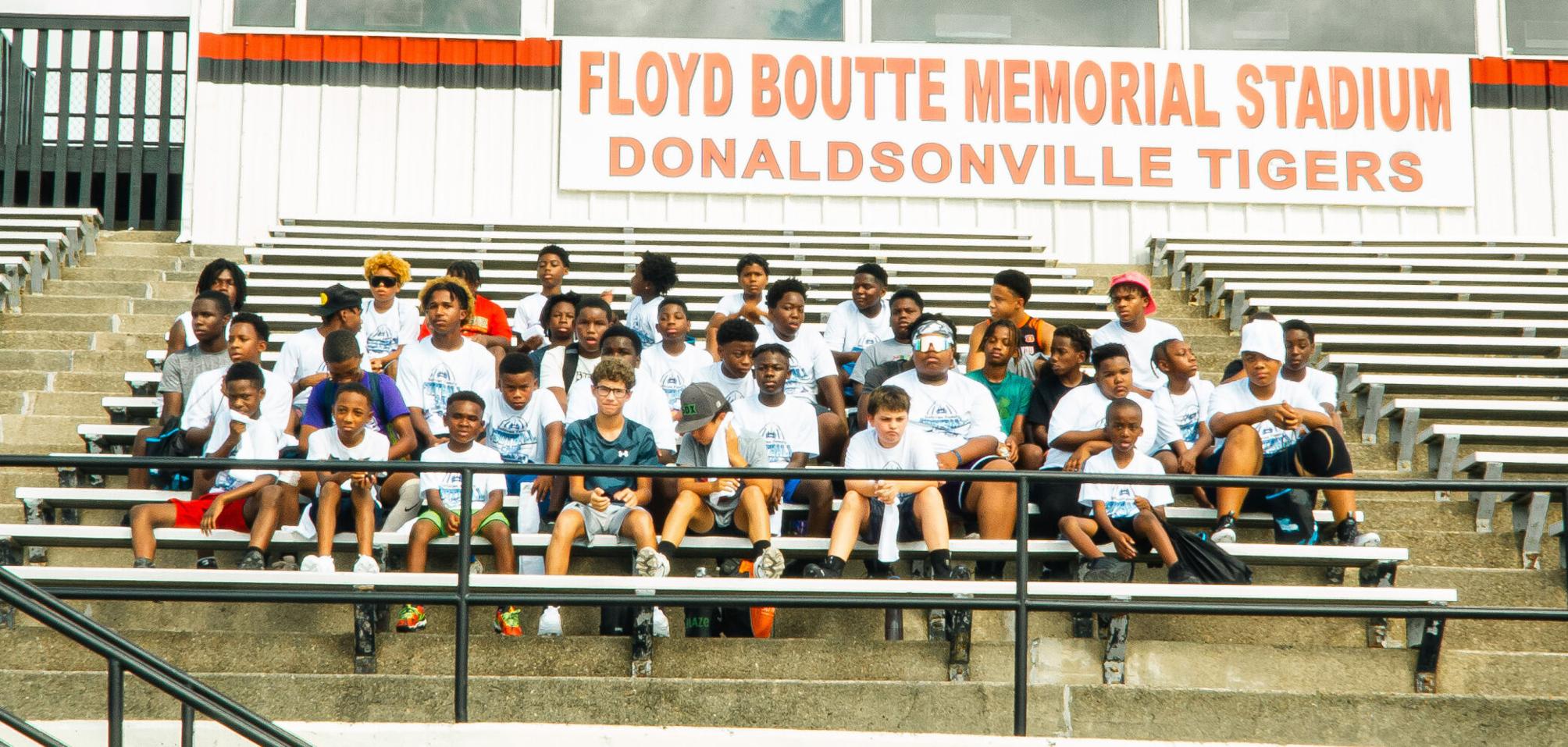 Donaldsonville’s Sullivan puts smile on local kids' faces during