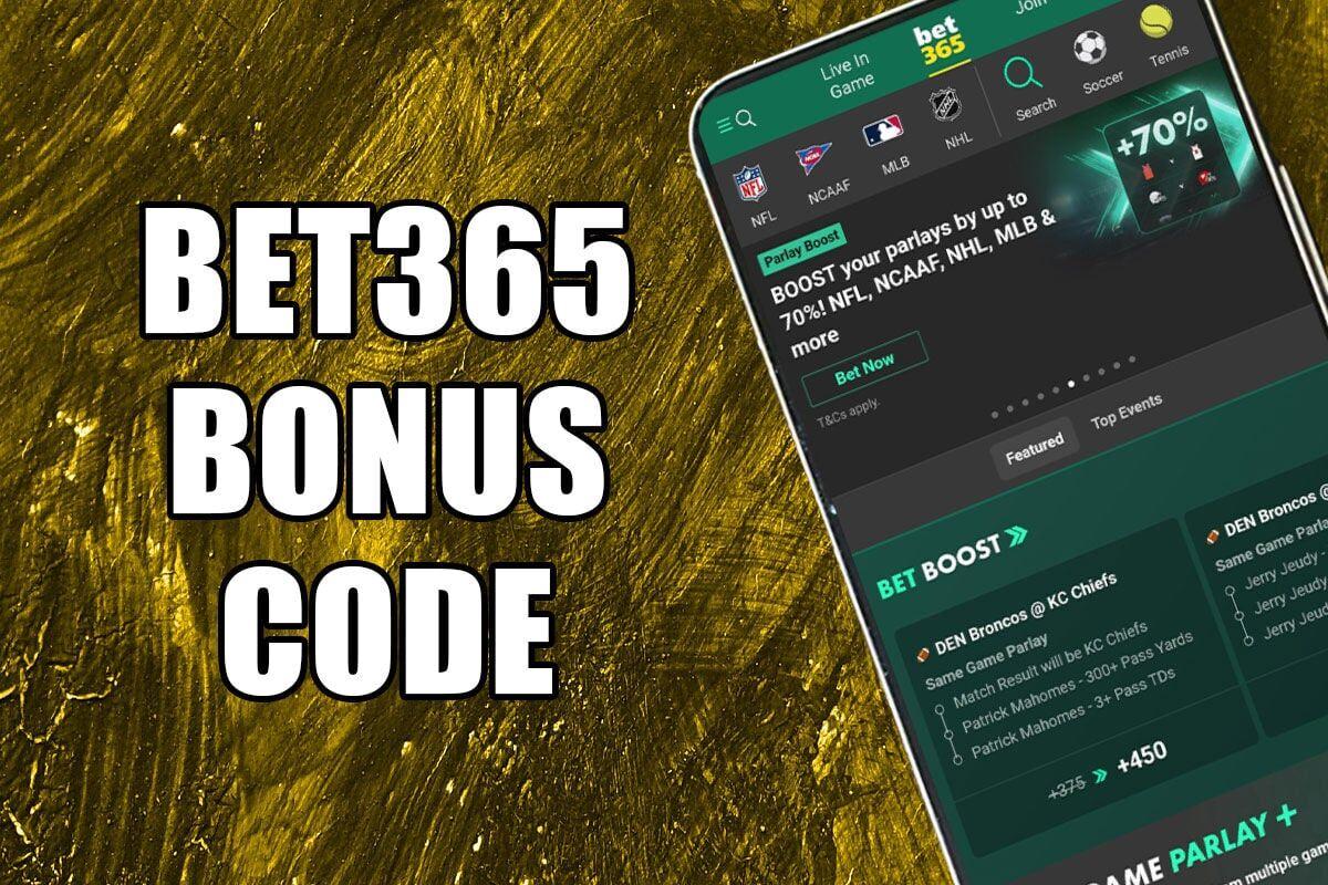Bet365 bonus code NOLAXLM Score 200 BroncosSaints promo Betting