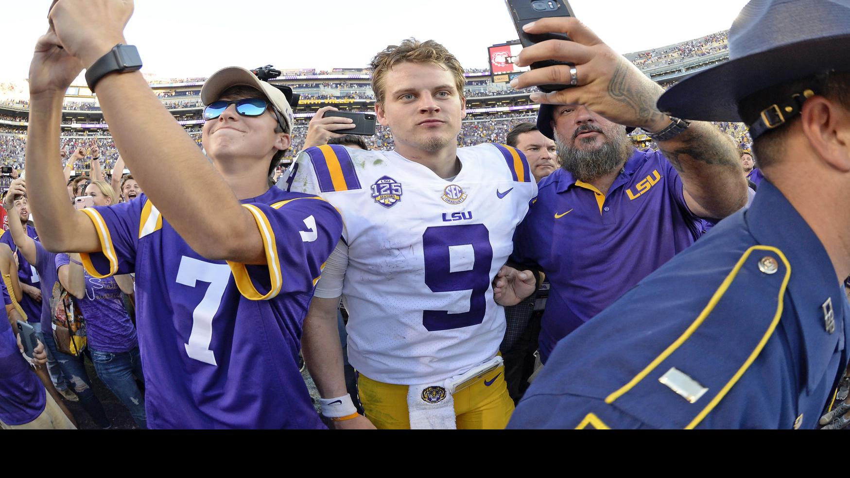 LSU QB Joe Burrow nearing end of first season; 'He's the John