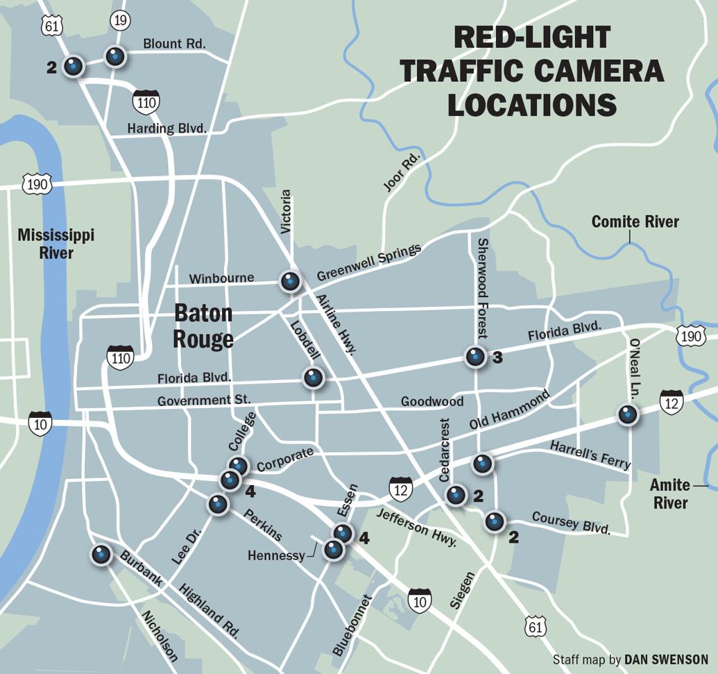 Baton Rouge's red light camera program constitutional, but opponents