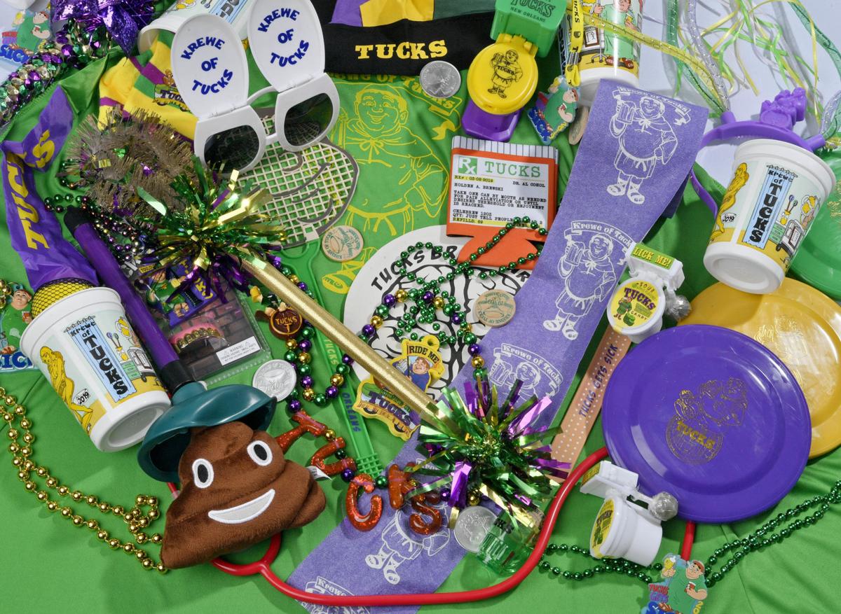 This year's batch of New Orleans Mardi Gras parade throws has the usual