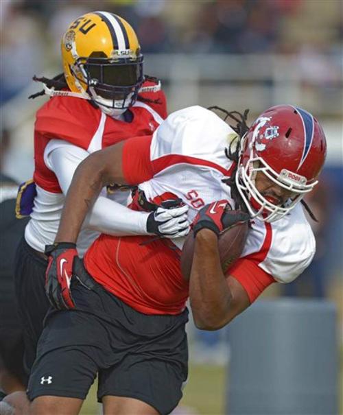 Video: Loston enjoying time at Senior Bowl practices _lowres