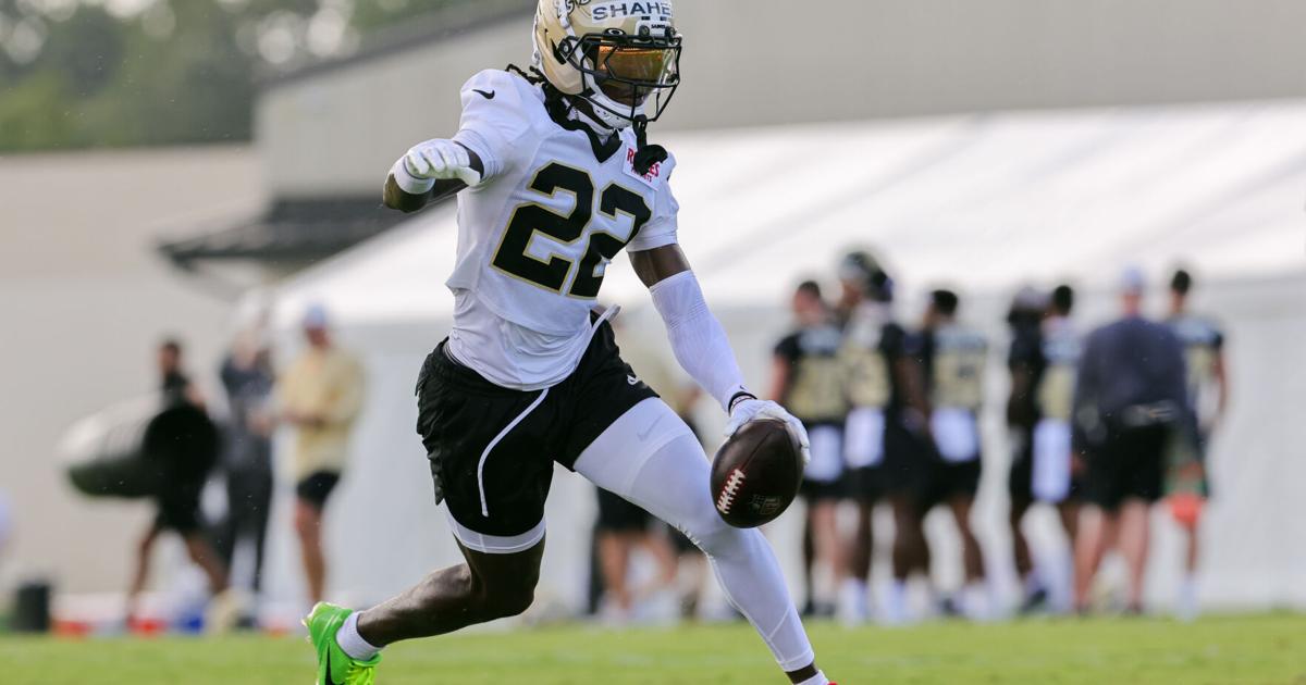 Die Geschwindigkeit ist immer noch da, aber Saints WR Rashid Shaheed ...