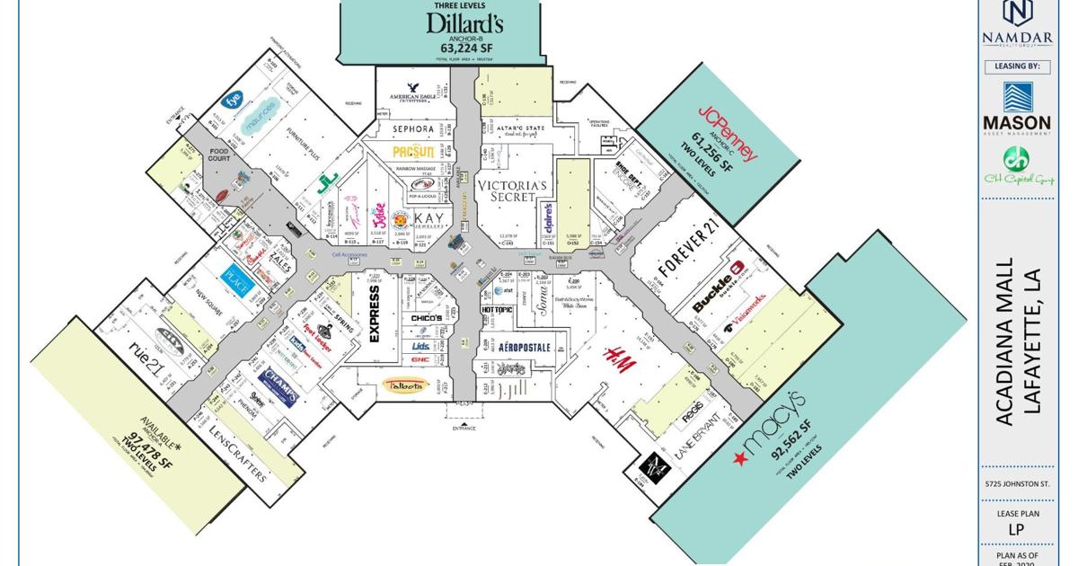 Acadiana Mall map | theadvocate.com