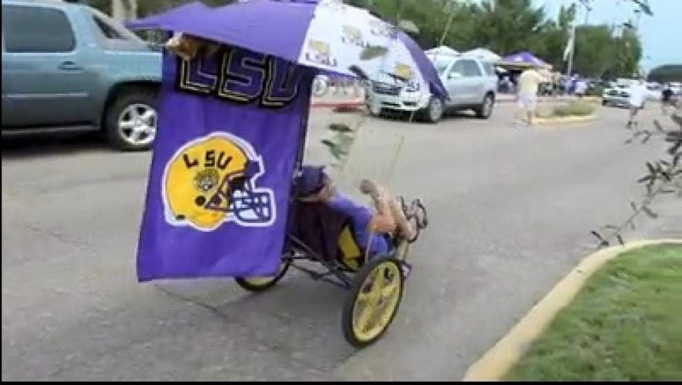 Video: LSU fans, band usher in LSU’s home opener _lowres