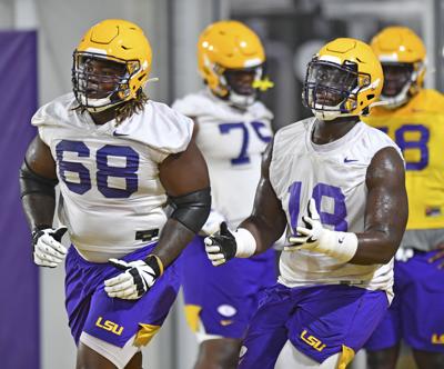 Lsu Football Practice Report Aug 21 Damien Lewis Returns