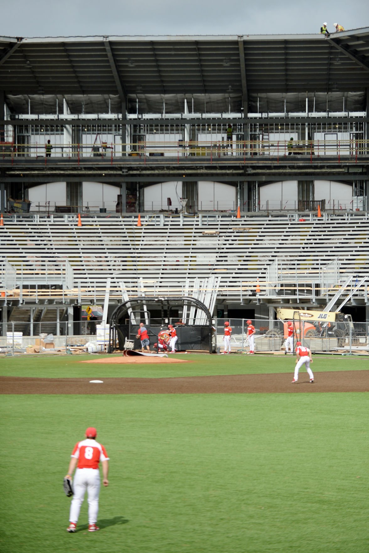 Photos: New UL-Lafayette baseball grandstand construction continues as ...