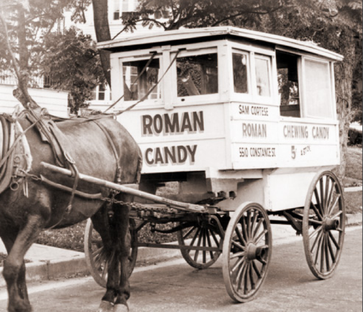 300 unique New Orleans moments Roman Candy cart begins roaming New