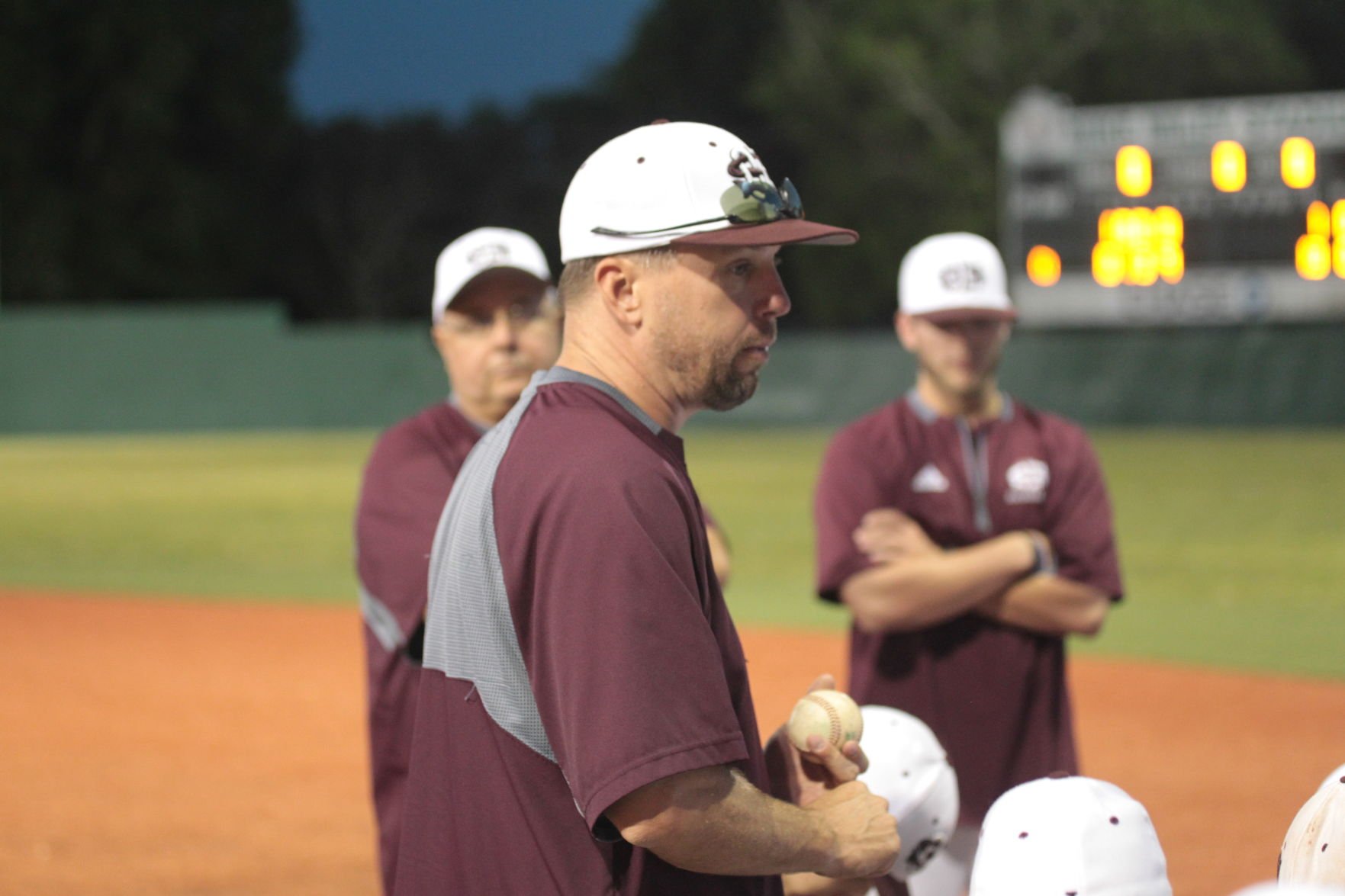 Mark Scanlon coaching St. Michael the Archangel