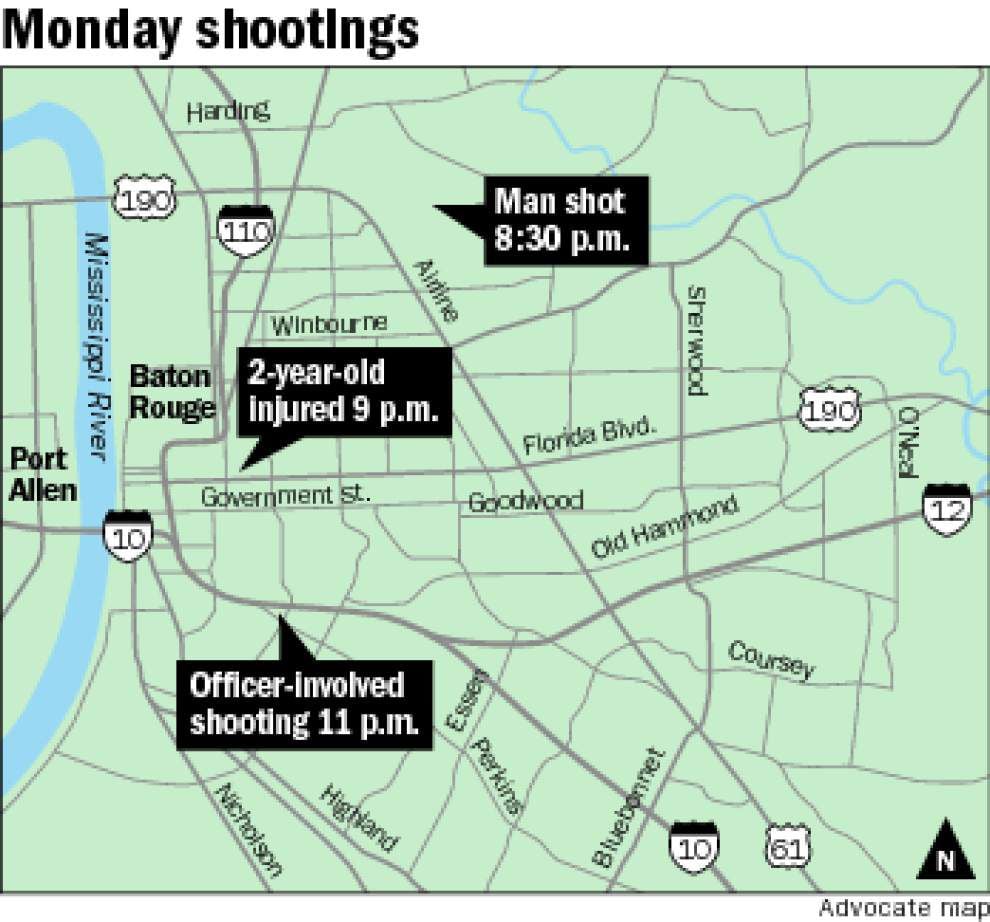 Baton Rouge Police Shoot, Wound Two Men In One Of Three Shooting ...