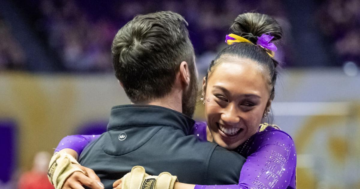 LSU's Kailin Chio made perfection look routine once again ...