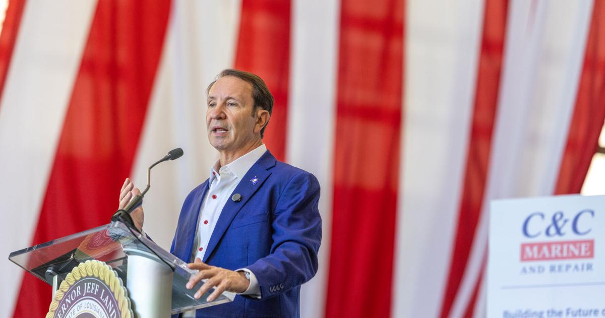 Gouverneur Jeff Landry verteidigt in der Sendung „60 Minutes“ die ...