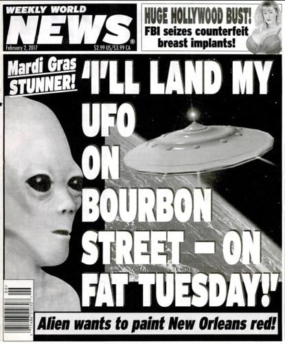 Report: Alien to land UFO on Bourbon Street on Fat Tuesday_lowres