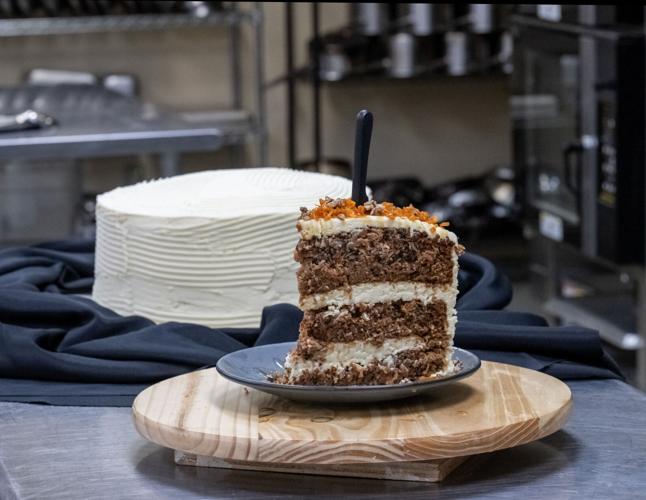 In Baton Rouge, single slice of BRQ's carrot cake serves six Food