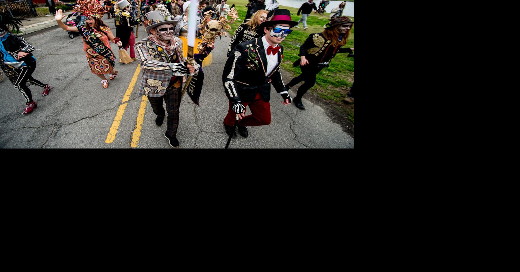 Photos Inaugural Dead Beans Parade marches to meet Red Beans Parade in