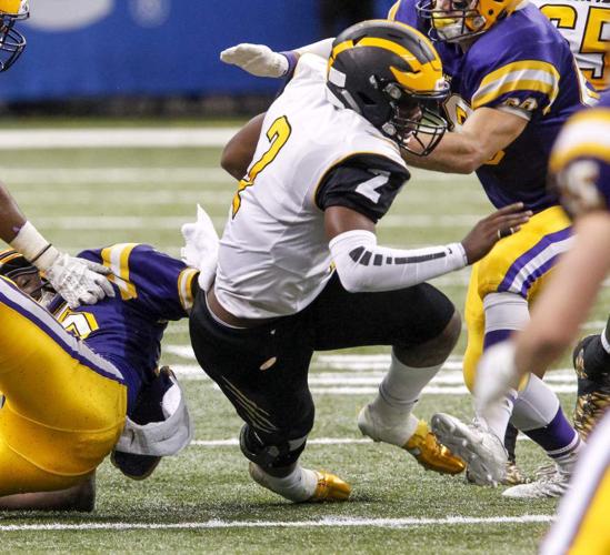 Lutcher quarterback Jontre Kirklin celebrates state title, while St