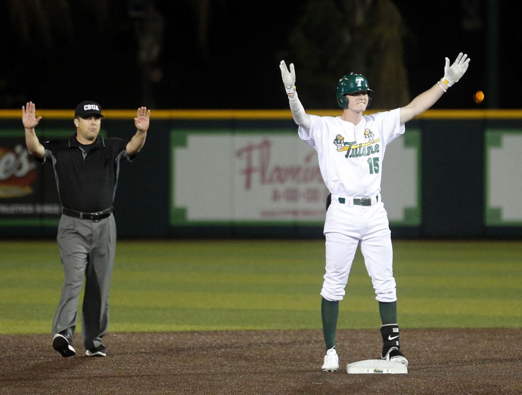 Six Tulane baseball players taken in MLB draft, tying school