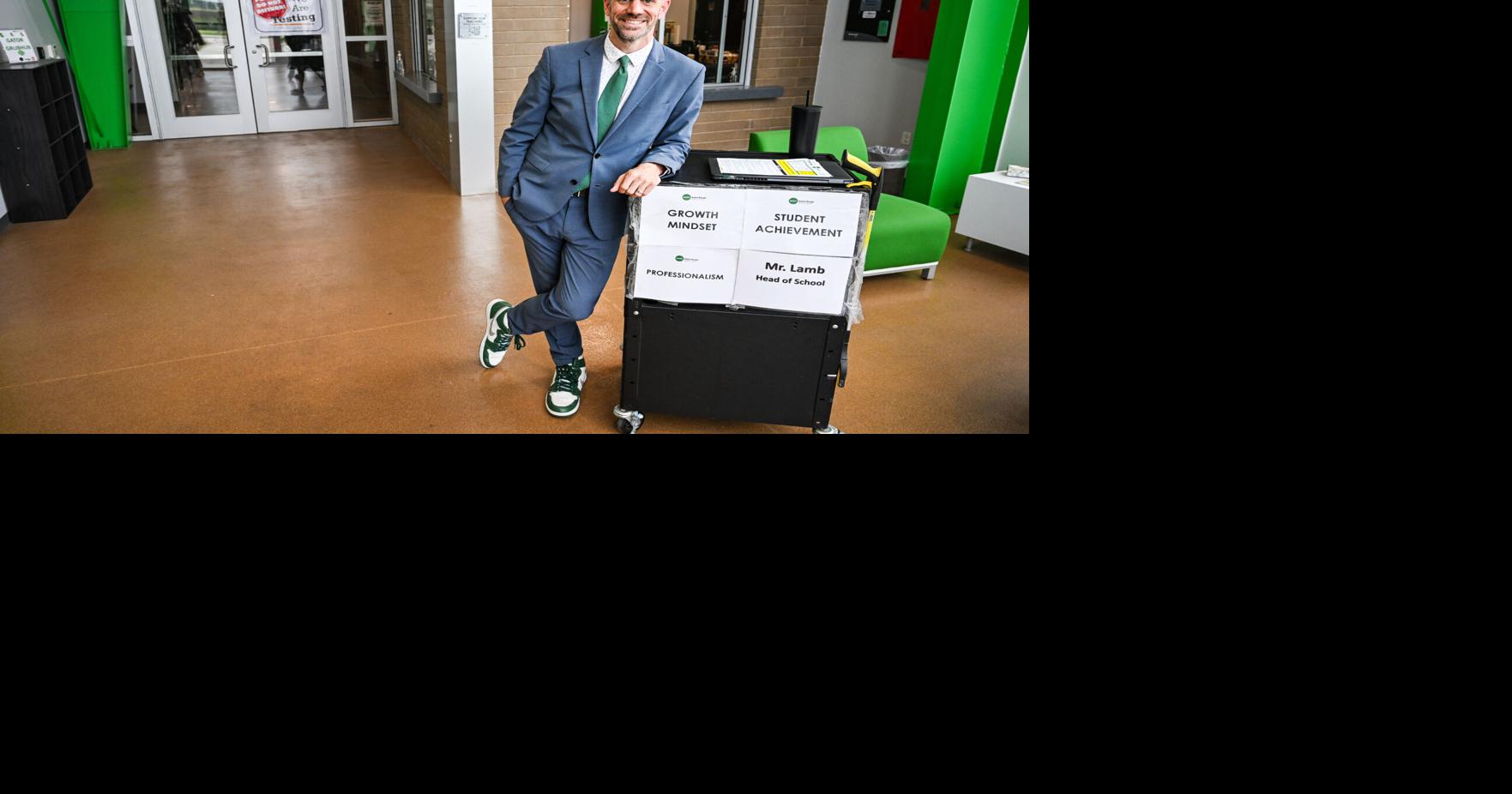 Louisiana Inspired Baton Rouge principal gives up desk to walk 20K steps a day. He's a TikTok sensation. Apr 22, 2024 7 mins ago 3 min to read