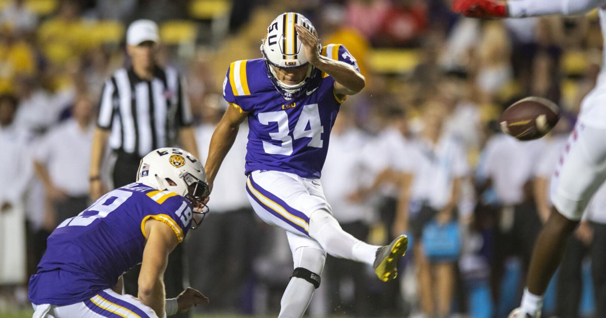 LSU coach Brian Kelly will reevaluate who handles kickoffs | LSU ...