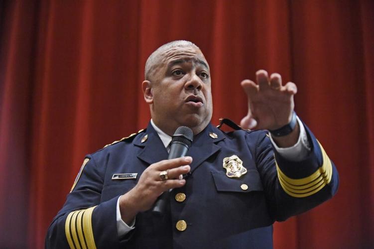 Here's how Michael Harrison spent his first day as Baltimore police chief