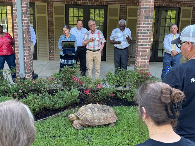 Thomas Handler Thomas the Tortoise visits St. Francisville Rotary and school ...